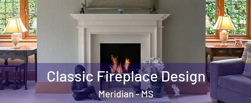  Classic Fireplace Design Meridian - MS