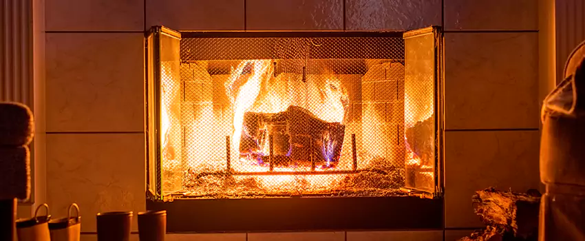 Mendota Hearth Landscape Fireplace Installation in Meridian, Mississippi