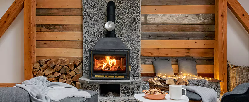 Thelin Hearth Products Direct Vent Gas Stove Fireplace Inspection in Meridian, Mississippi